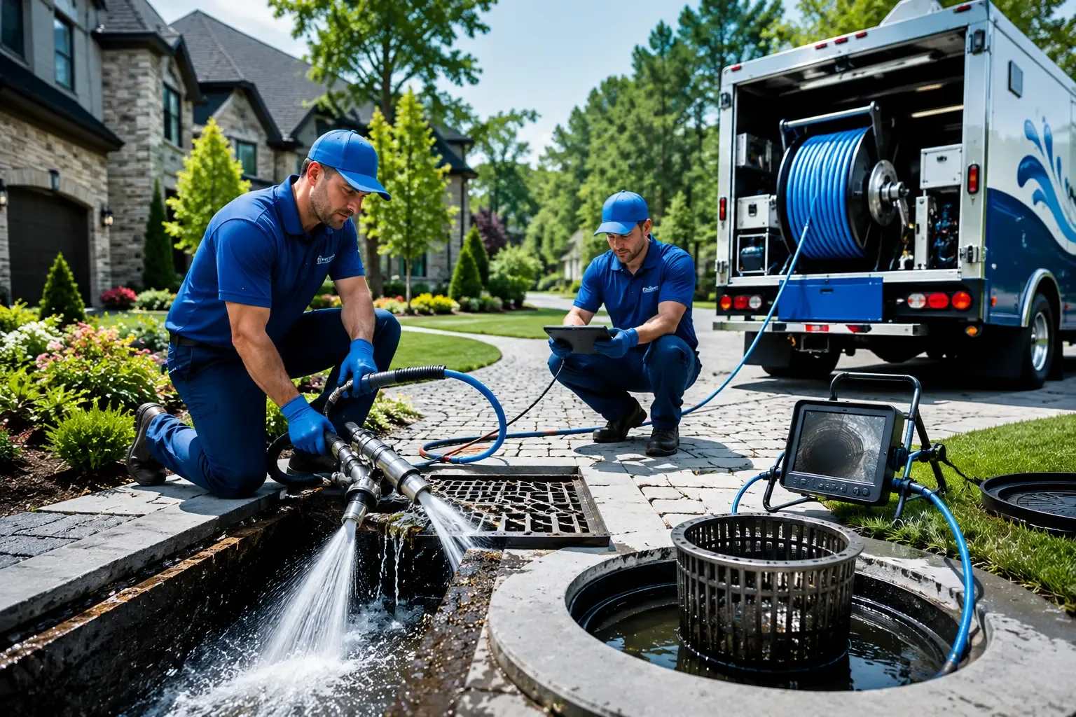 Local outdoor drain cleaning professionals in Clare, IL